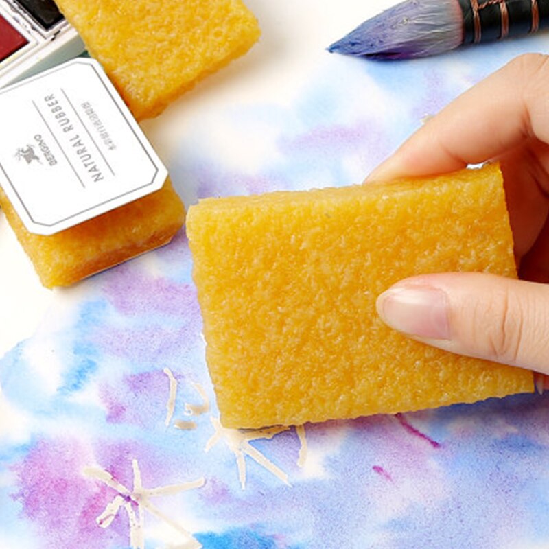 Watercolor eraser beginner left white plastic pigskin adult watercolor white liquid cleaning eraser art supplies