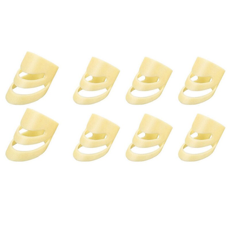 8 stuks gitaarplectrums verstelbare vingerplectrums duimplectrums middelgrote en grote plastic plectrums voor gitaar bas banjo ukelele