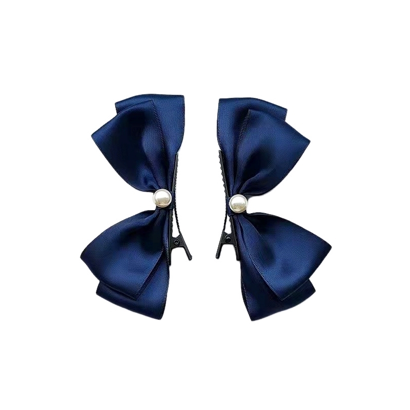 Pinzas para el pelo con lazo tridimensional, horquillas para el pelo, accesorios para el cabello, pasadores encantadores, tocado para niños, 2 piezas: Azul