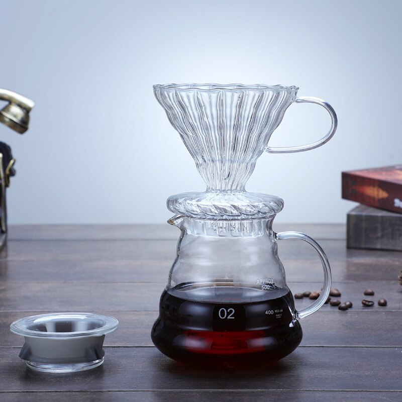 600 ml Glass Coffee Pot High Temperature Resistant Glass Coffee Pot