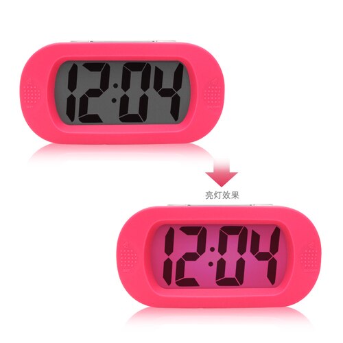 Barn väckarklocka student radiostyrd klocka led relojes despertadores de mesita dagliga nödvändigheter sc  oo50ac: Stil 3