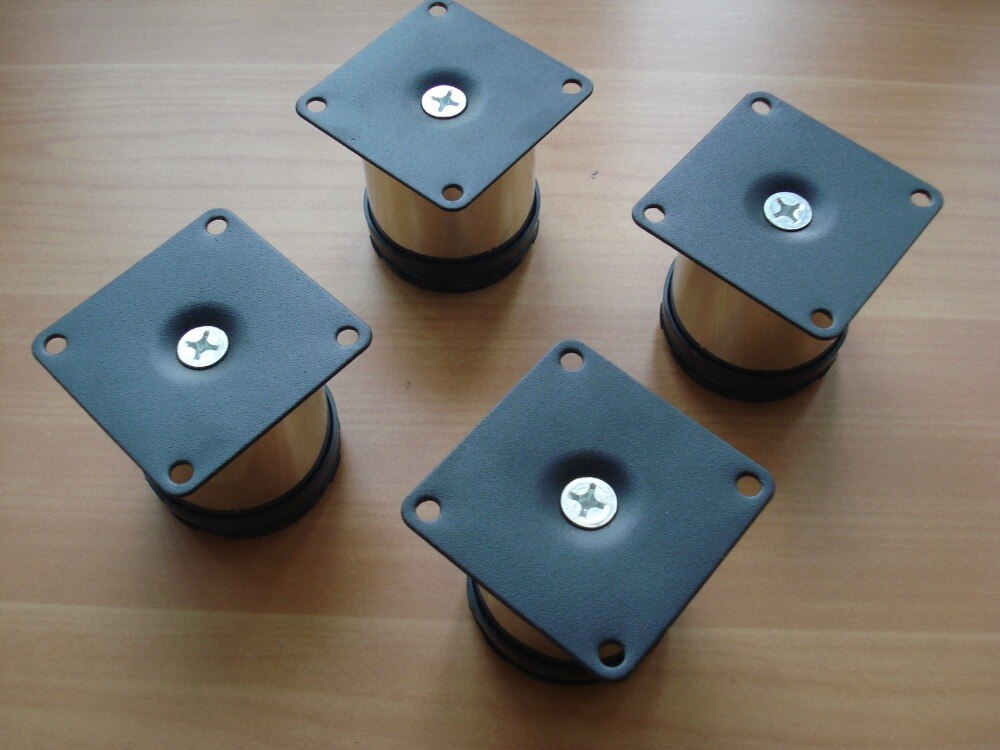 4pcs 60x60mm adjustable Support furniture legs kitchen cabinets stainless steel cabinet feet sofa legs