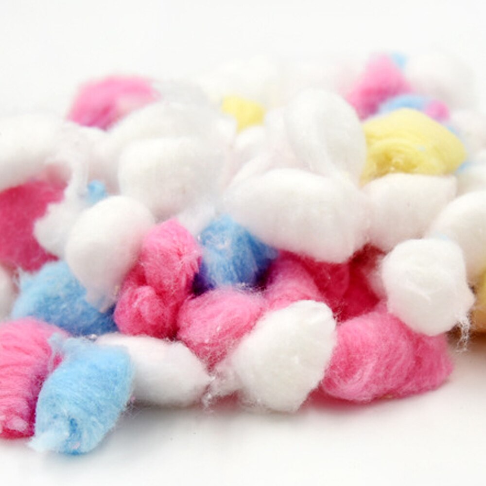 Dom chomika świnka morska akcesoria chomik dom bawełniany małe zwierzę gniazdo zimowe ciepłe dla gryzoni/świnka morska/szczur/jeż gniazdo: 100szt losowy balls