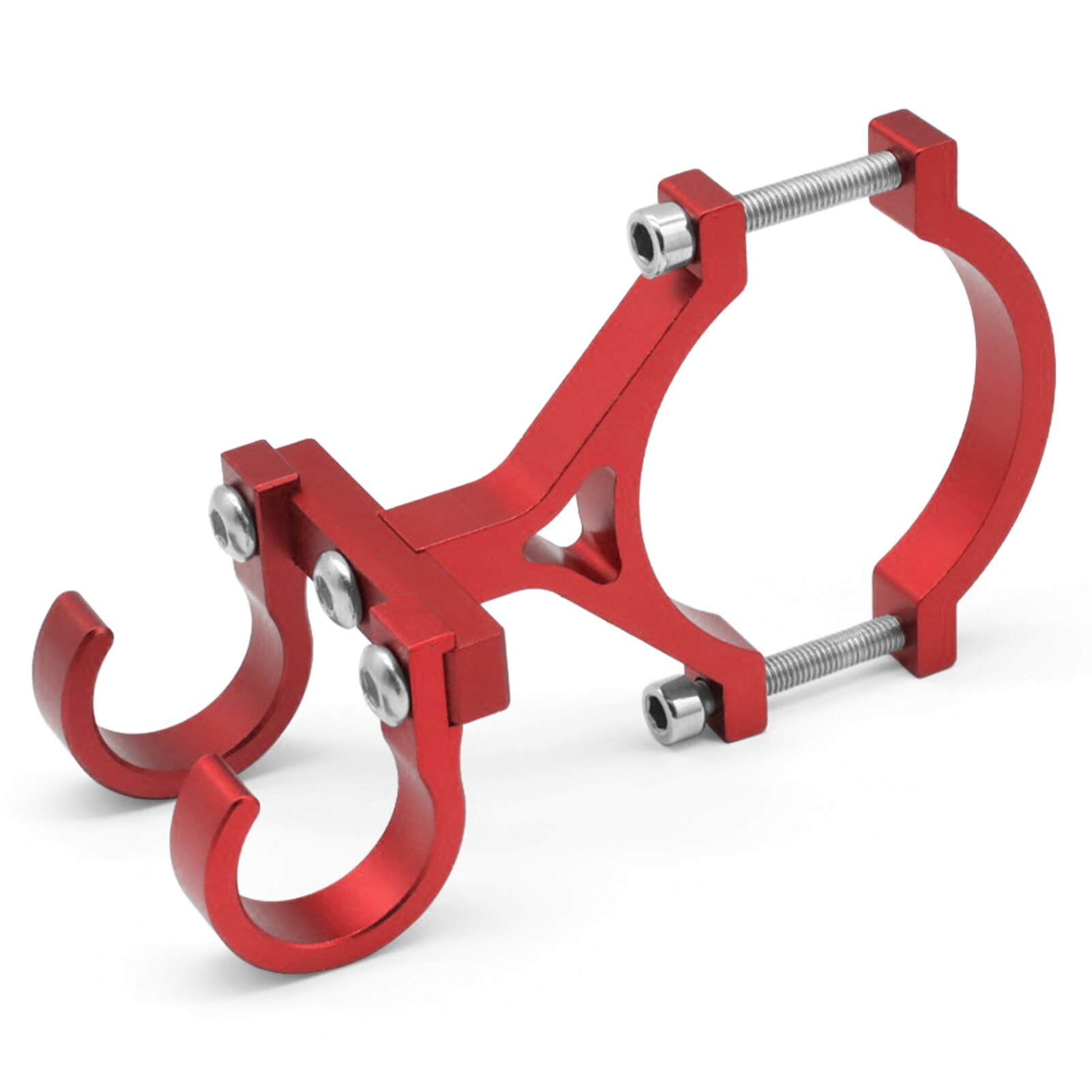 Ysanam Fiets Stuur Hanger Fiets Frame Bagage Mount Haak Fietsen Stuur Hanger Fiets Pijp Mount Houder Kofferbak Fiets: Red S