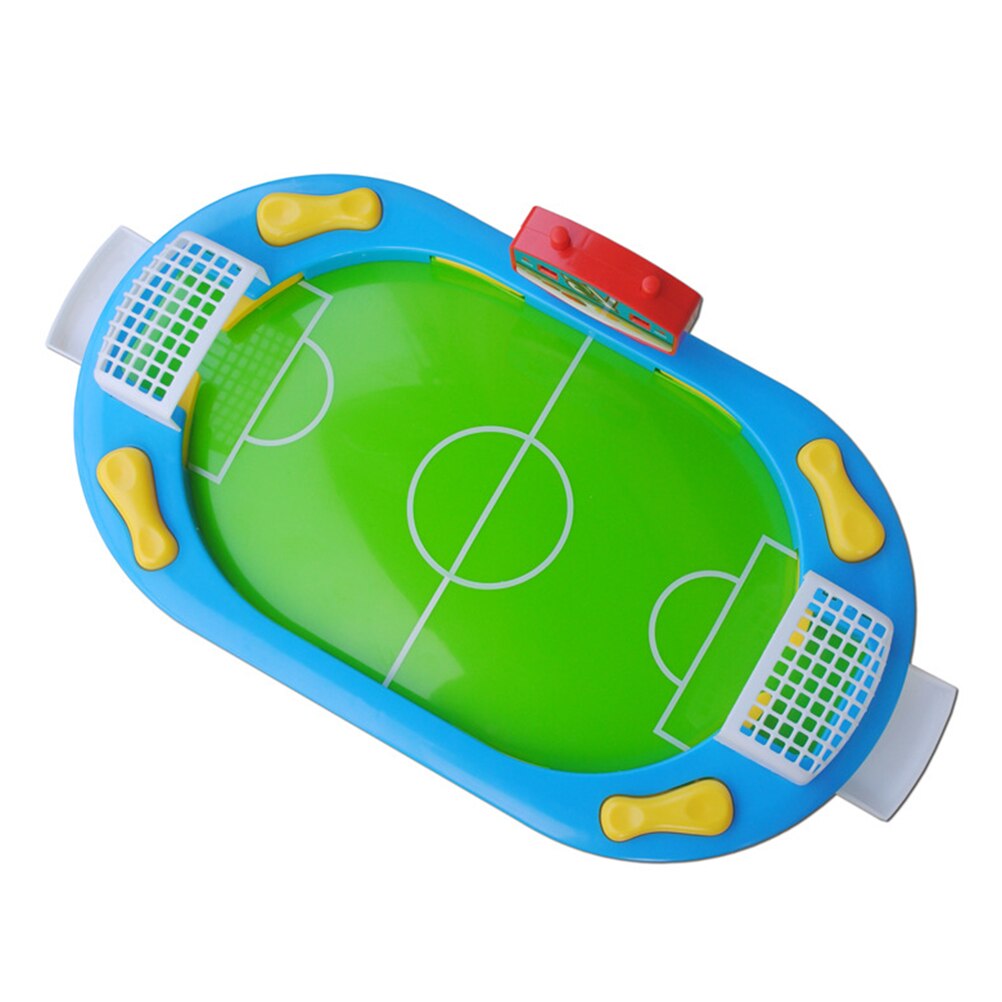1Pc Mini Tabletop Soccer Competition Game Parent-child Interactive Blue: Default Title