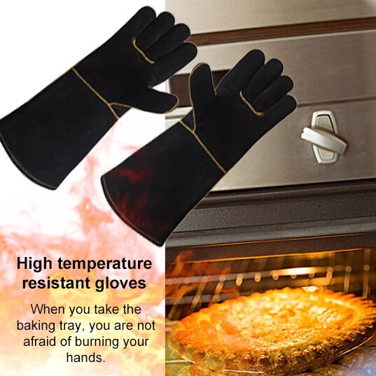 Bbq hansker grill varme isolasjon mikrobølgeovn hansker høy temperatur motstand ovn votter ildfast