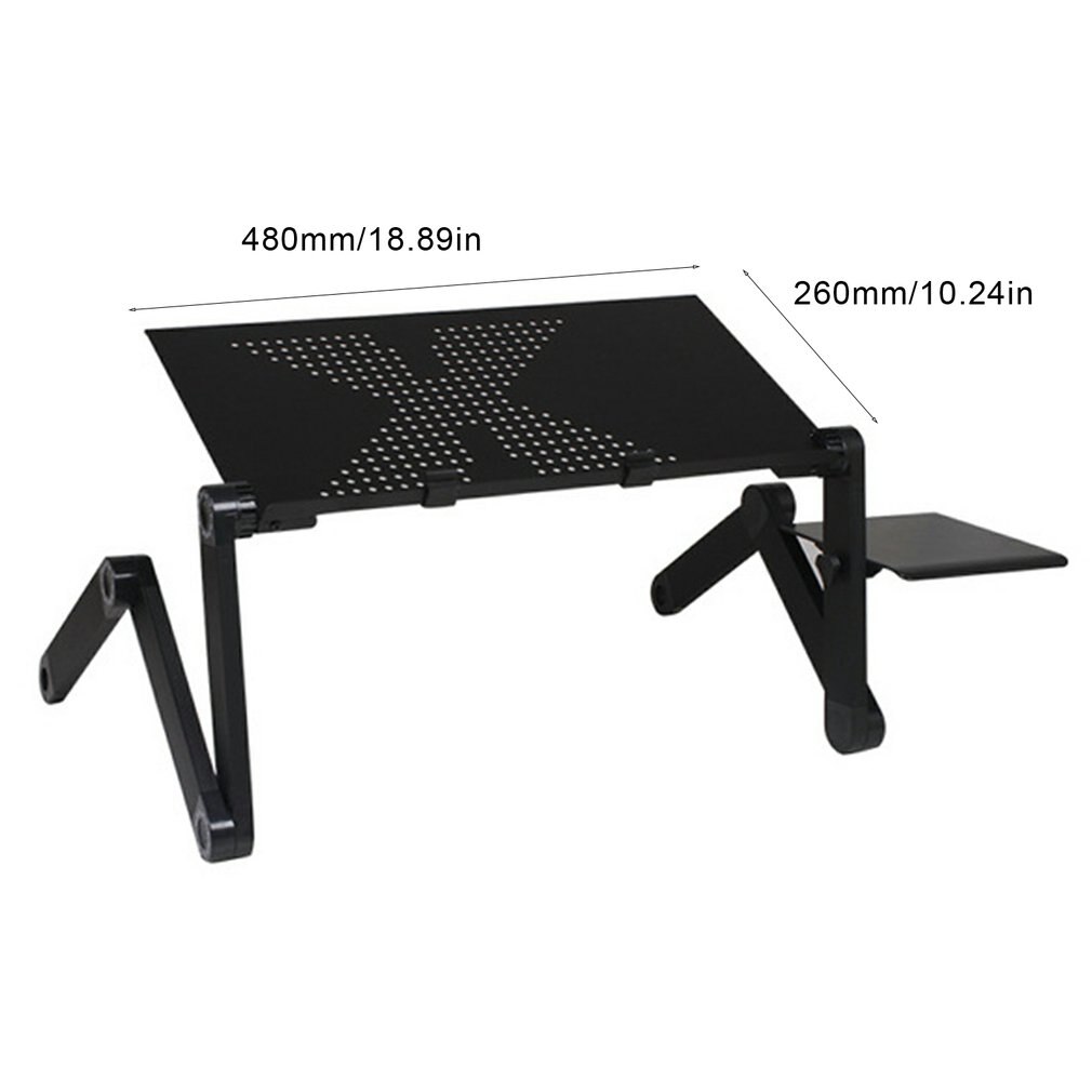 Portable adjustable laptop table for foldable Laptop Desk Computer mesa para notebook Stand Tray For Sofa Bed Black