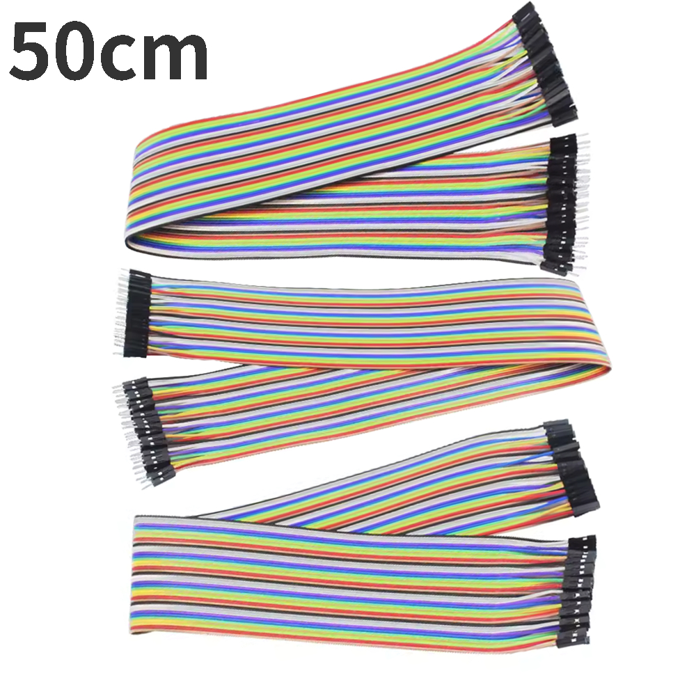 40-120PCS Jumper Wire DuPont Line DuPont Cable Connection male to male+female to female and male to female for Arduino DIY KIT: Blue
