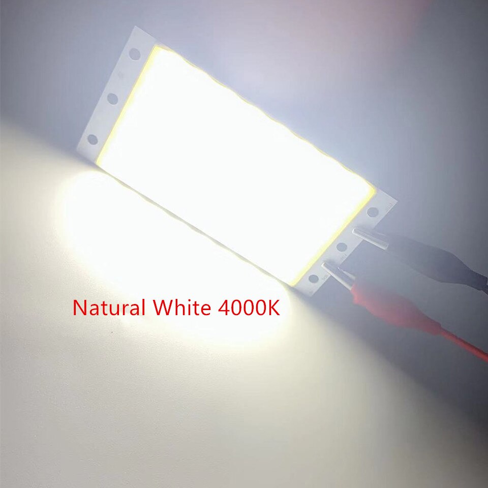 Panneau lumineux LED 12V 15W COB avec contrôleur de gradation 1500lm, 2 pièces/lot, ampoule blanche froide naturelle chaude pour la décoration de travail de bricolage