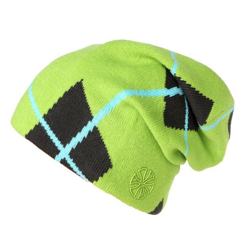 Unisex Brand Hats Men Women Warm Winter Knitting Skating Cap Men ski Hat Turtleneck Cap Gorro: 23