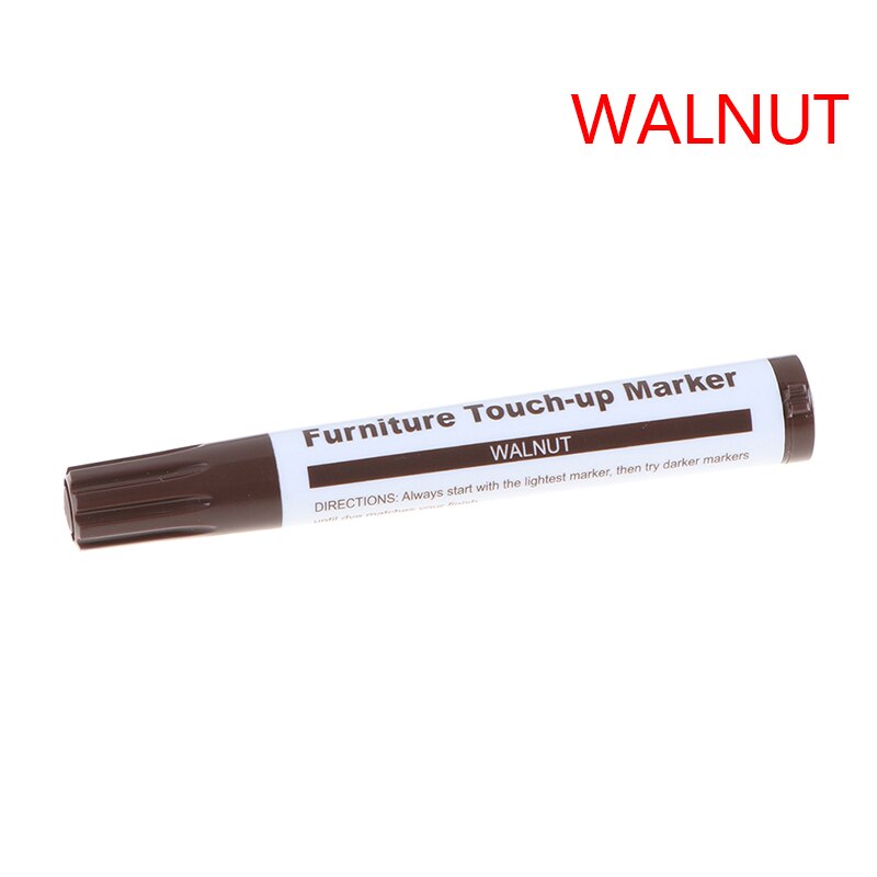 1pc Furniture Repair Pen Markers Scratch Filler Paint Remover For Wooden Cabinet Floor Tables Chairs: Walnut