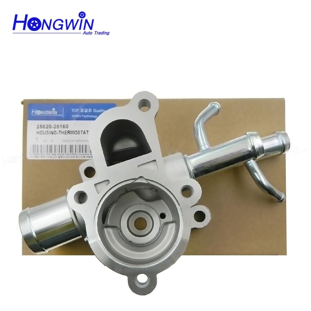 Ekte no . 25620 26160 termostathus passer til hyundai accent 01-05 1.6l l4 kia rio 1.4l -10 25620-26160,2562026160