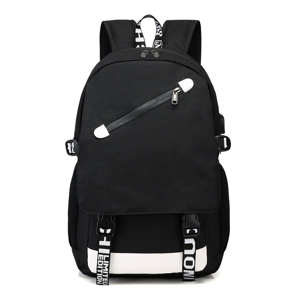 TIK TOK Women Backpack USB Charge Computer Backpack Waterproof School Bag for Teenagers Girls Boys Daily TIK TOK Mochilas