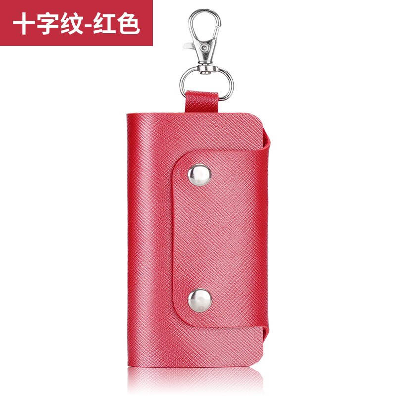 16 kleuren leren sleutelhouders huishoudster houders auto sleutelhanger sleutelhanger autosleutelhoes unisex eenvoudige sleuteltas opbergtas: 10