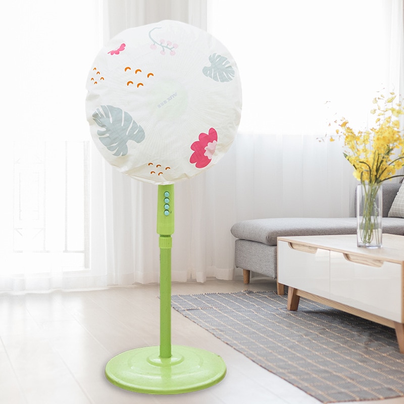 Bloemen Soft Fan Stofkap Vloer Fan Cover Vloer Fan Cover Cartoon Fan Cover