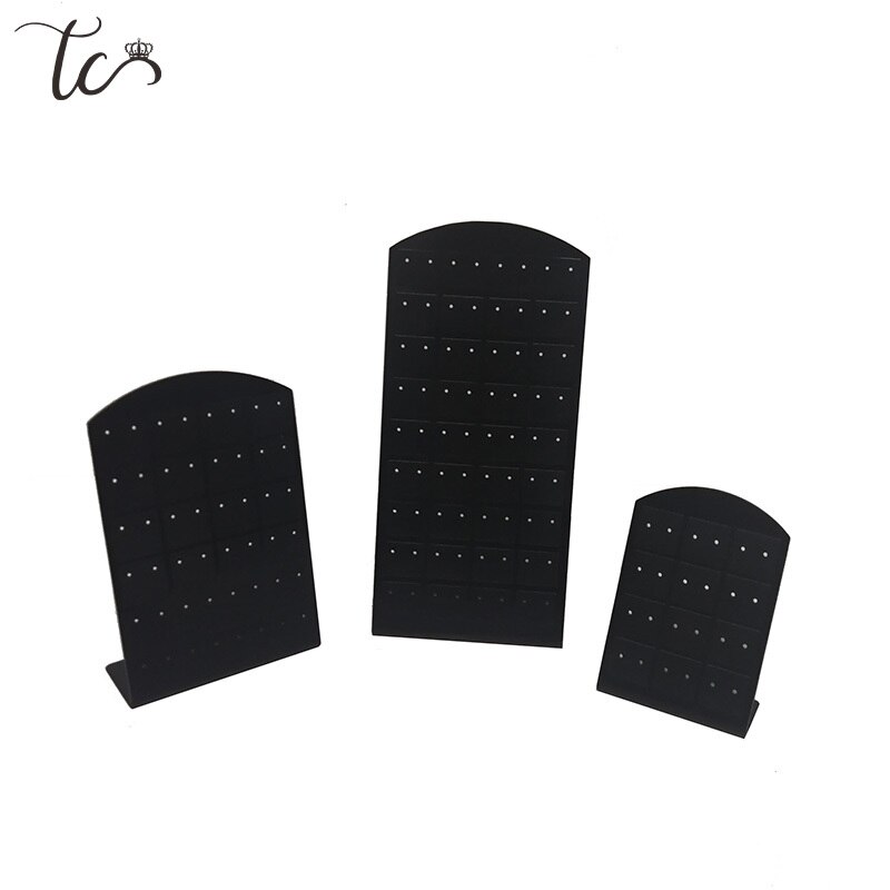 Support pour boucle d'oreilles support boucles d'oreilles présentoir en plastique boucle d'oreille organisateur bijoux support organisateur De Joyas pour 12/24/36 paires