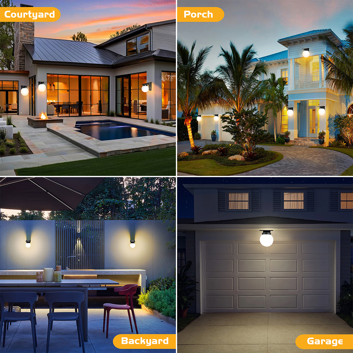 Outdoor Solar Light Verstelbare helderheid en kleur IP65 Waterdichte Solar Wandlamp Tuinverlichting op zonne-energie voor tuinhek