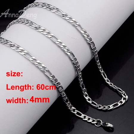 CHIMDOU Stainless Steel Chain Necklace For Men Women Snake Chain DIY long chain Jewelry Accessories: NK chain 60cm