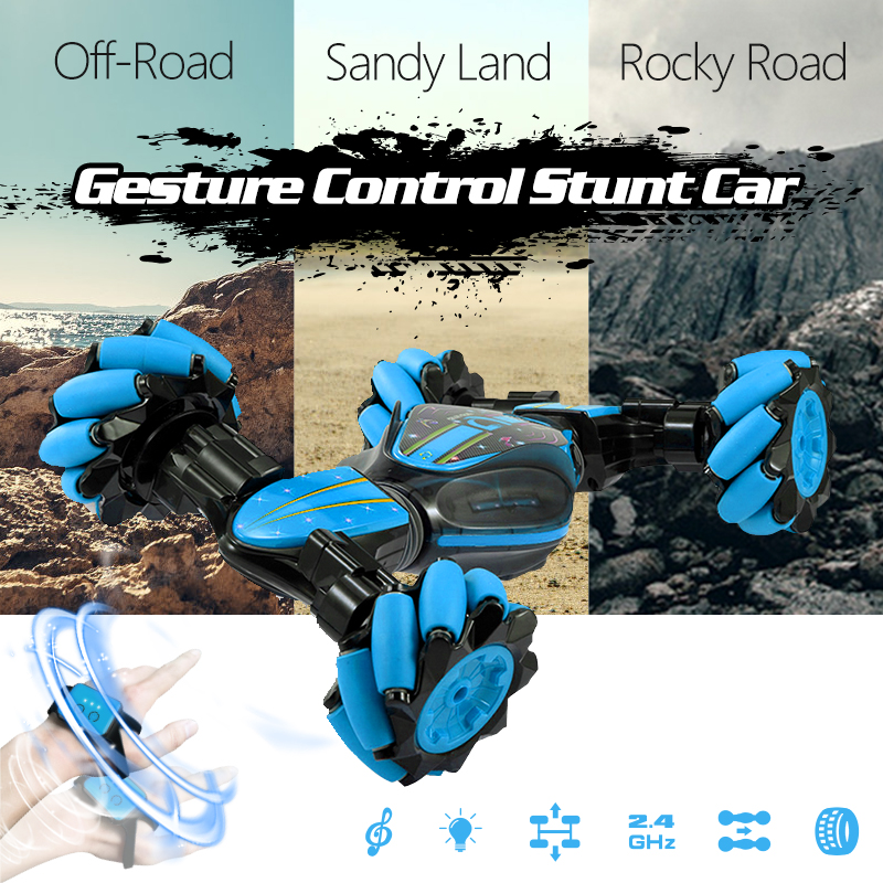 Global Funhood GW124 RC Remote Control Twist Stunt Car Machaine on The Radio Off-Road Vechile Toy for Kids