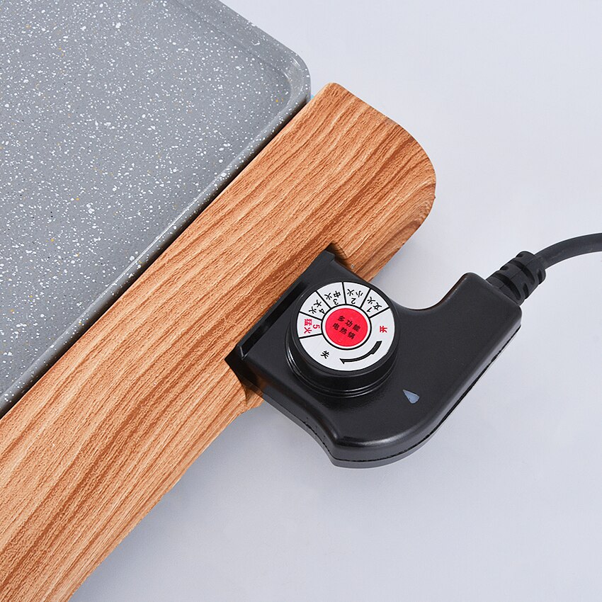 Electric Grill JP-52 Household Smokeless Teppanyaki Non-stick Pan Barbecue Machine 220V 1500W For 5-9 People