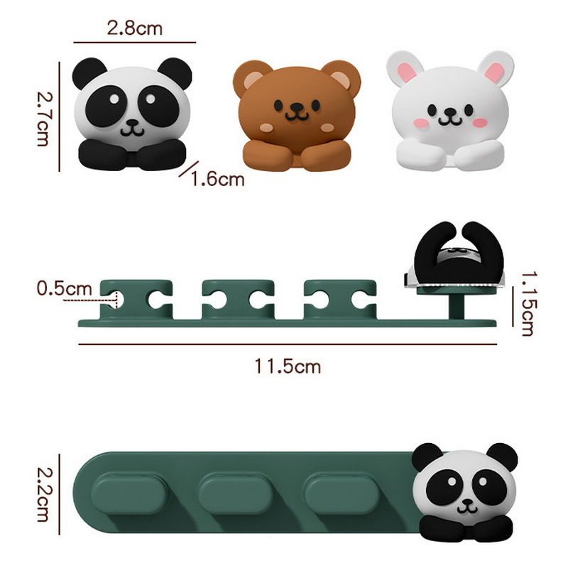 Auto-adesivo Desktop Cable Organizer, Suporte do cabo, Clips, Mesa, Organizador arrumado, Gerenciamento de cabos, Suporte do cabo do fio do escritório