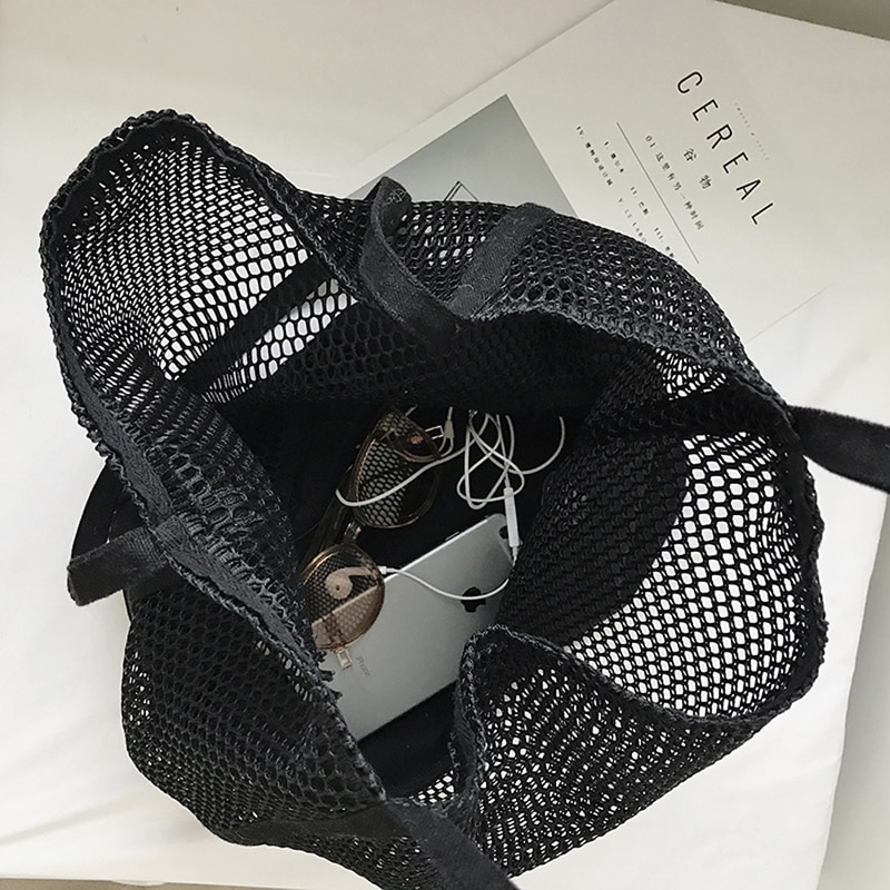 Fruit Shopping Bag Storage ultra reusable grocery bags Tote Canvas Net Fabric Bag Bolsa compra plegable