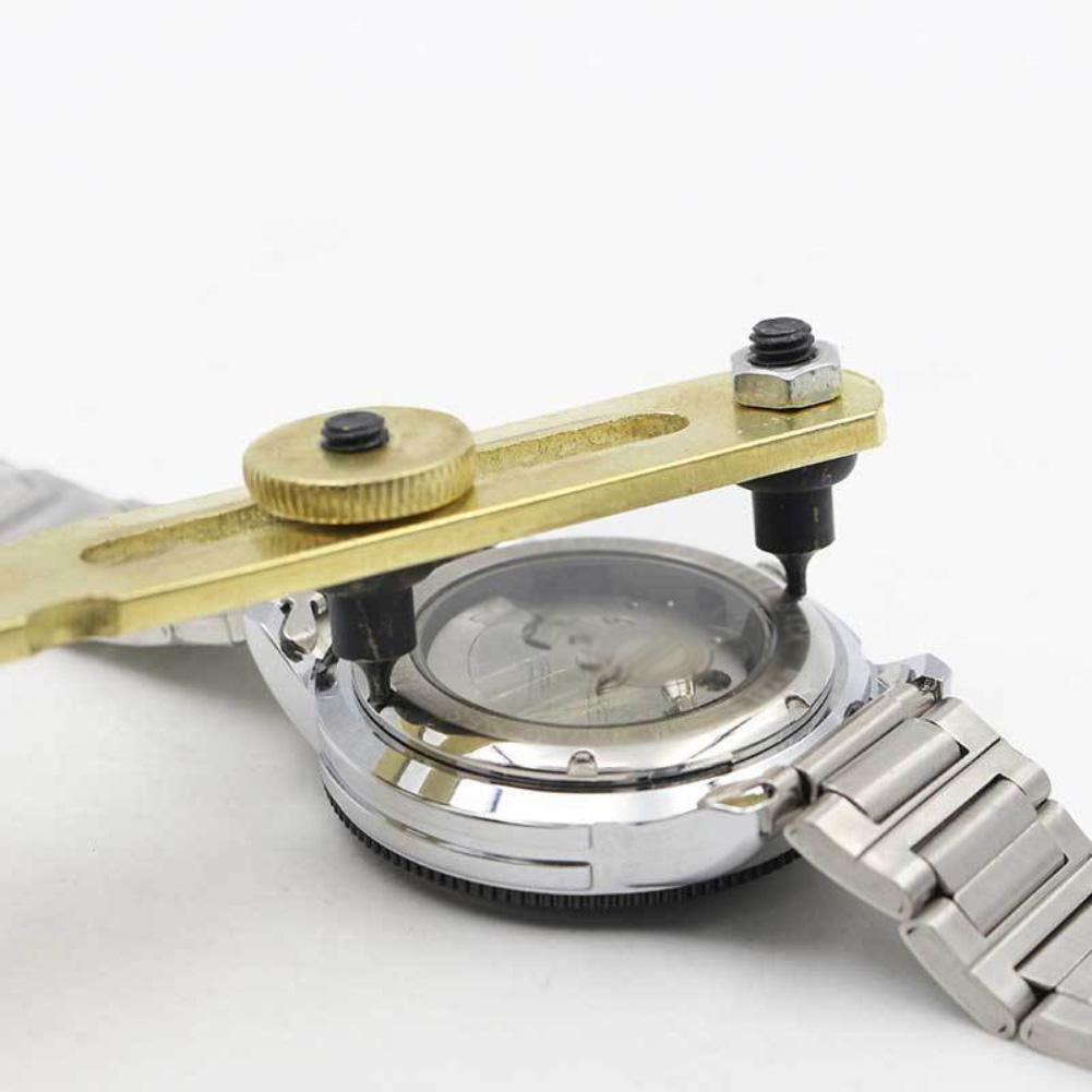 Verstelbare Achterzijde Horloge Cover Remover Opener Reparatie Wrench Horlogemaker Tool Horloge Back Shell Open Horloge Legering Reparatie Tool