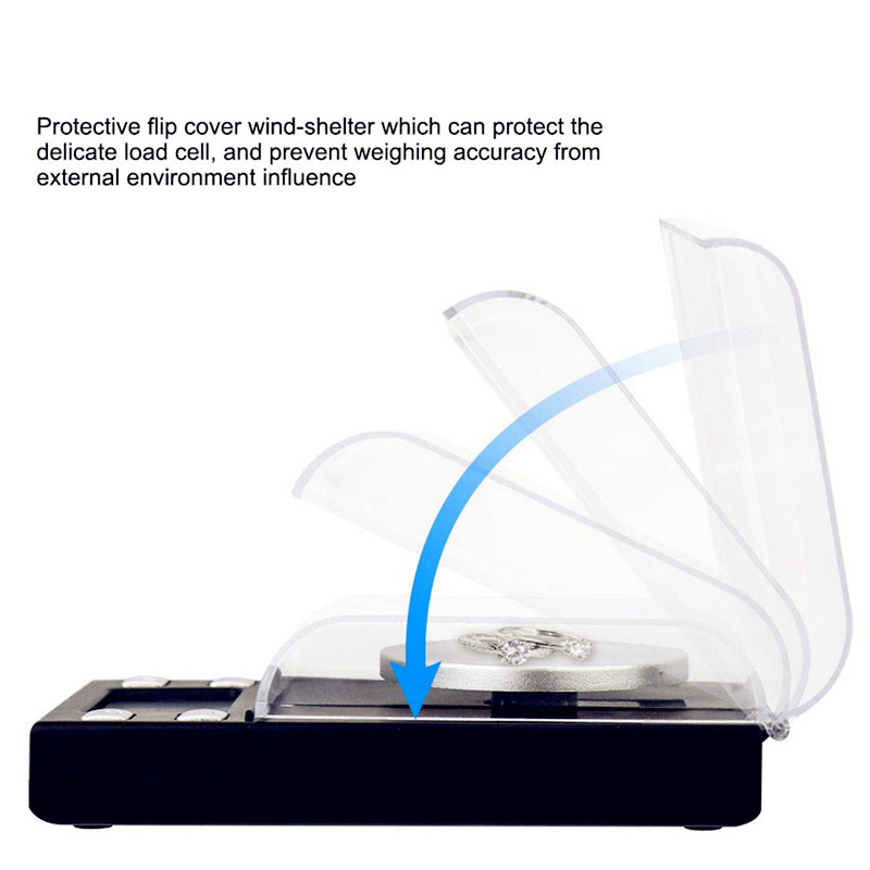 Digital Jewelry Scale Balance Gram Scale 0.01g 20g/50g/100g Accuracy For Gold Precision Mini Pocket Scale Kitchen Weight Tool