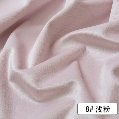 Yksivärinen samettikangas hollantilainen lyhyt pehmoinen kangas käsintehtyihin tee-se-itse-tyynysohvaverhoihin kodinsisustuskankaaseen: 8