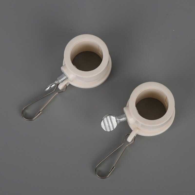 2 Stuks Plastic Vlaggenmast Montage Ringen Set Met Vaste Hookanti Wrap 360 Draaibare Ring Met Karabijnhaken