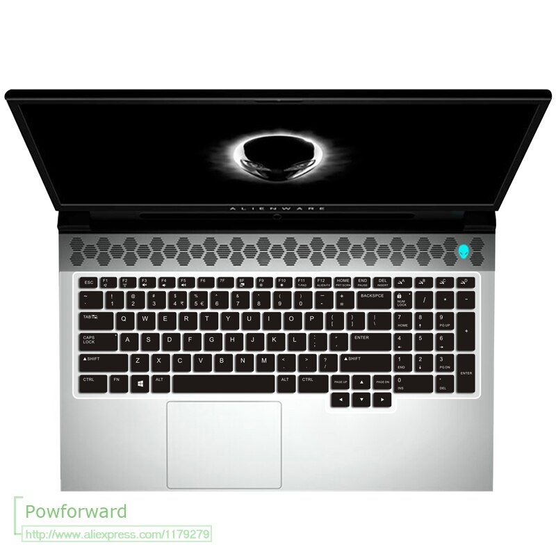 Silikon Tastatur Abdeckung schutz haut Für Dell Alienware M15 R2 OLED 15.6 ''/Dell Alienware M17 R2 17.3'': M17 R2 Schwarz
