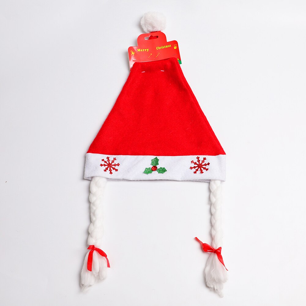 Kersthoed, santa hat, xmas vakantie hoed voor volwassenen, unisex fluweel klassieke santa hoed voor Kerstmis Nieuwjaar Feest Feest Benodigdheden | NL
