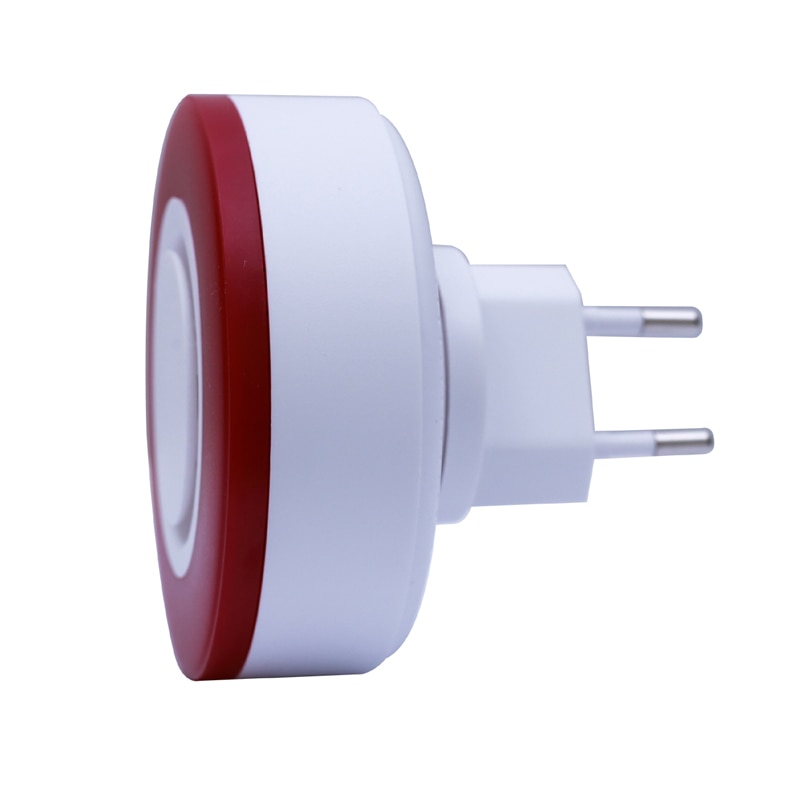 Compatible with Home Assistant, Kaku,Conbee II Red Flashing 95dB HEIMAN Zigbee 3.0 Alarm Siren HS2WD-E