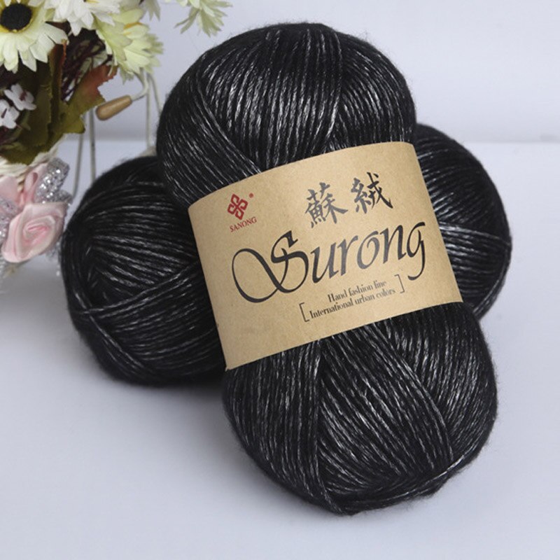 Worsted 100g/ball DIY Blended Thick Yak Yarn Soft Baby Milk Cotton Yarn DIY Weaving Hand Knitting Crochet Thread JM001: 10