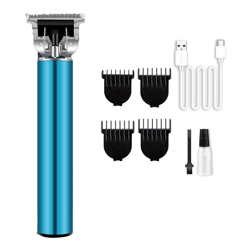 Electric Pro T-Outliner Cordless Trimmer Wireless Portable Hair Clipper Oil Head Clipper: B