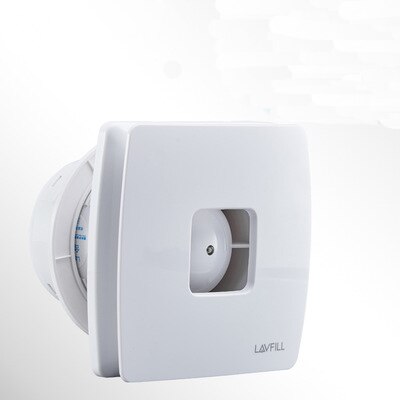 220V Ventilator Extractor Wall Mounted 4 Inch Exhaust Fan Low Noise Home Bathroom Kitchen Garage Air Vent Ventilation