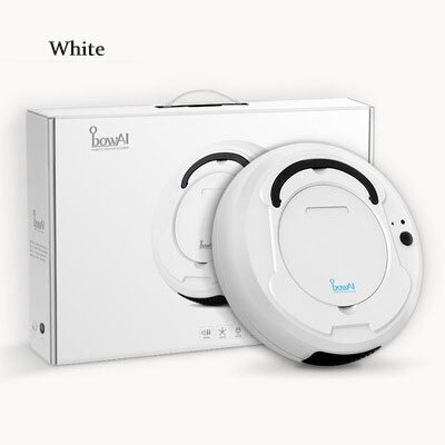 Intelligent Robot Vacuum Cleaner Home Charging Automatic Induction Cleaning Machine Dust Sweeping Mopping Three-in-one: White