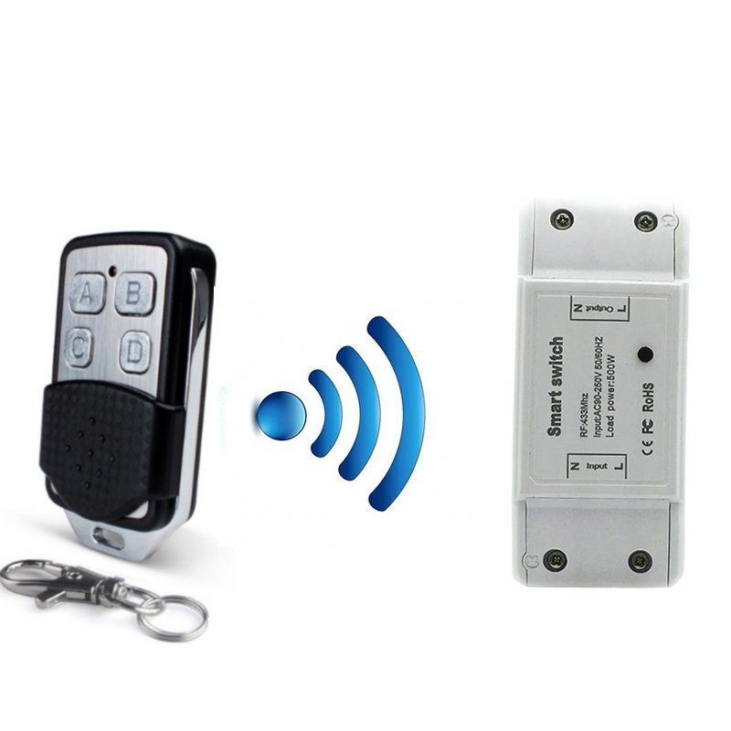 Smart Home RF433 Remote Control Switch Transmitter Receiver Smart Switch for Home Modification Relay Receiver Module Switch