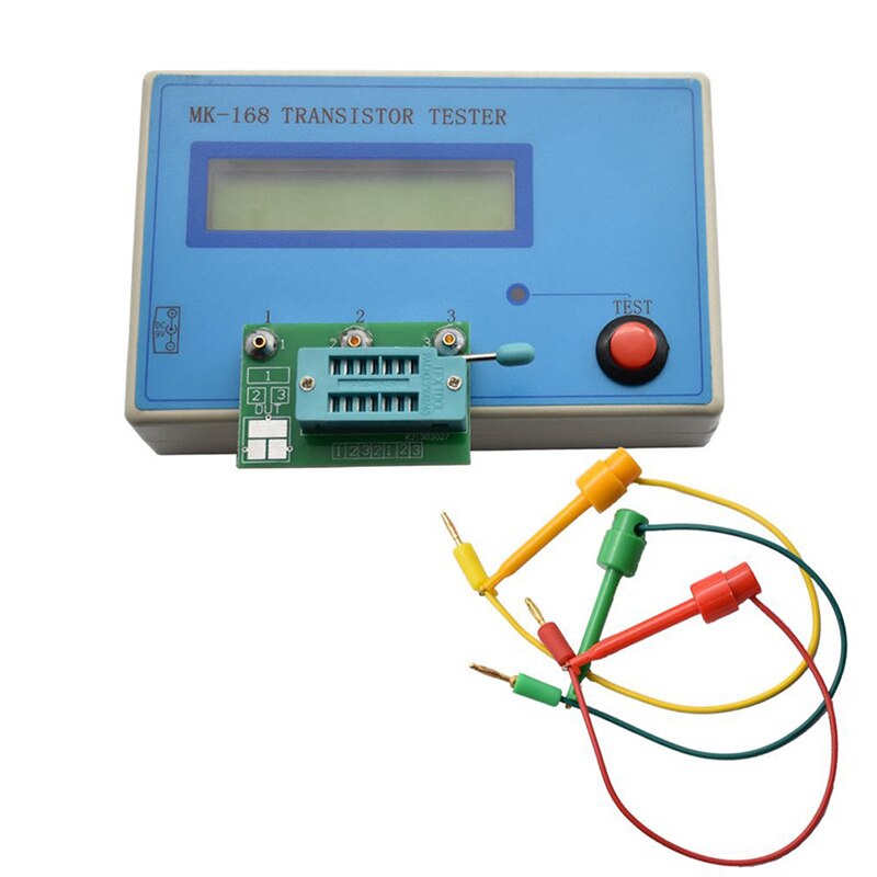 MK-168 Transistor Tester TR LCR ESR Transistor LCR ESR Tester Semiconductor Analyzer