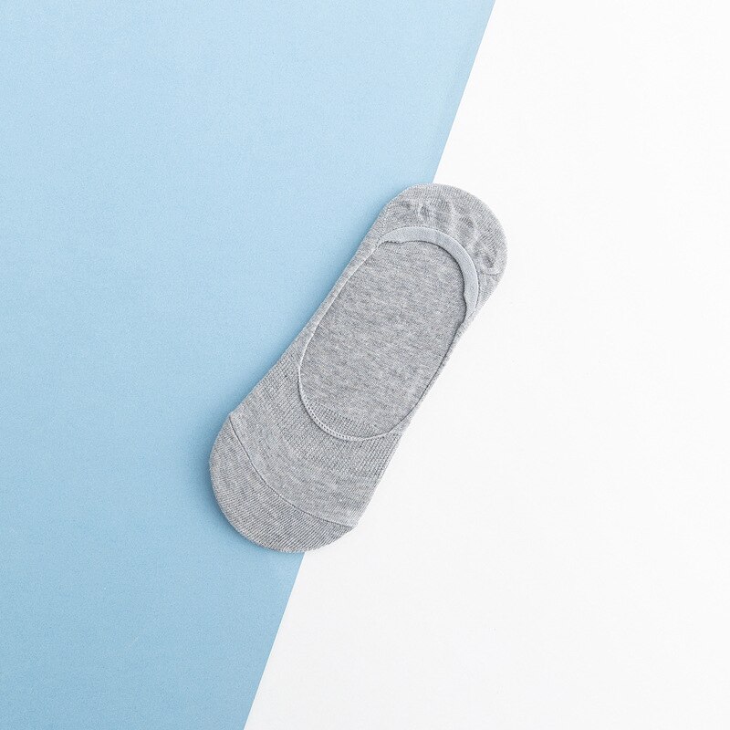Women Cotton Invisible No Show Socks Non-slip Summer Solid Color Girls Ladies Ankle Thin Slipper Short Boat Socks