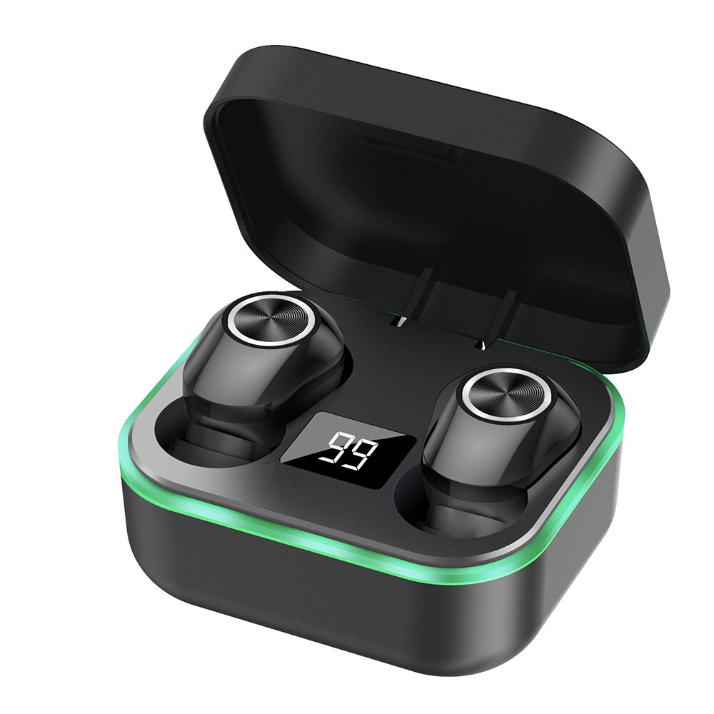 Bluetooth Koptelefoon Draadloze Oordopjes Noise Cancelling Headsets Met Microfoon Handsfree Hoofdtelefoon: Black