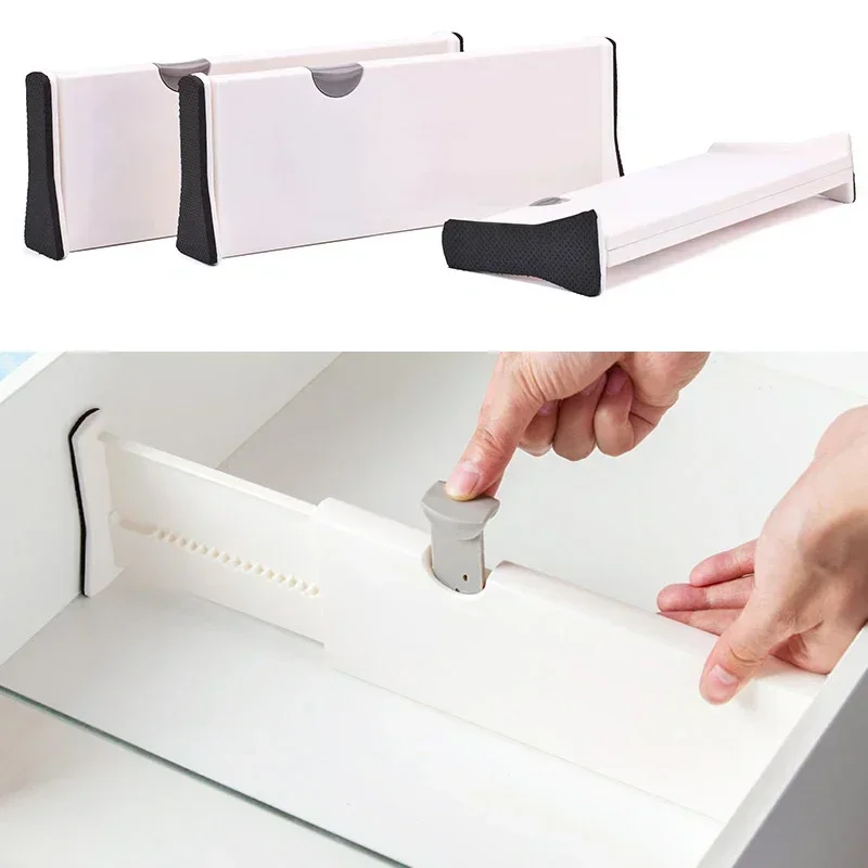 Drawer Dividers Organizer Adjustable Storage Retractable Drawer Partition Holder Household Clapboard Kitchen Organizador
