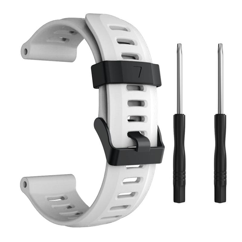 Voor Garmin Fenix 3 5X 5 Plus 3HR Vervanging Sport Siliconen Polsband Horlogeband Smart Accessoires Band In Voorraad: white