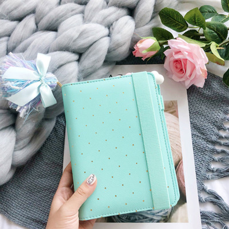 Lovedoki 2020 Dokibook Notebook di Colore Della Caramella Della Copertura A6 Loose-Leaf Tempo Planner Organizer Serie Diario di Appunti del Personale