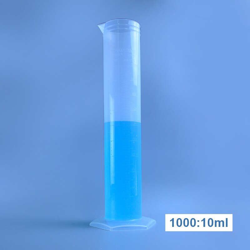 1Pcs Plastic Maatcilinder Afgestudeerd Cilinders Voor Lab Levert Laboratorium Gereedschap School Lab Accessoires 5 ~ 2000Ml