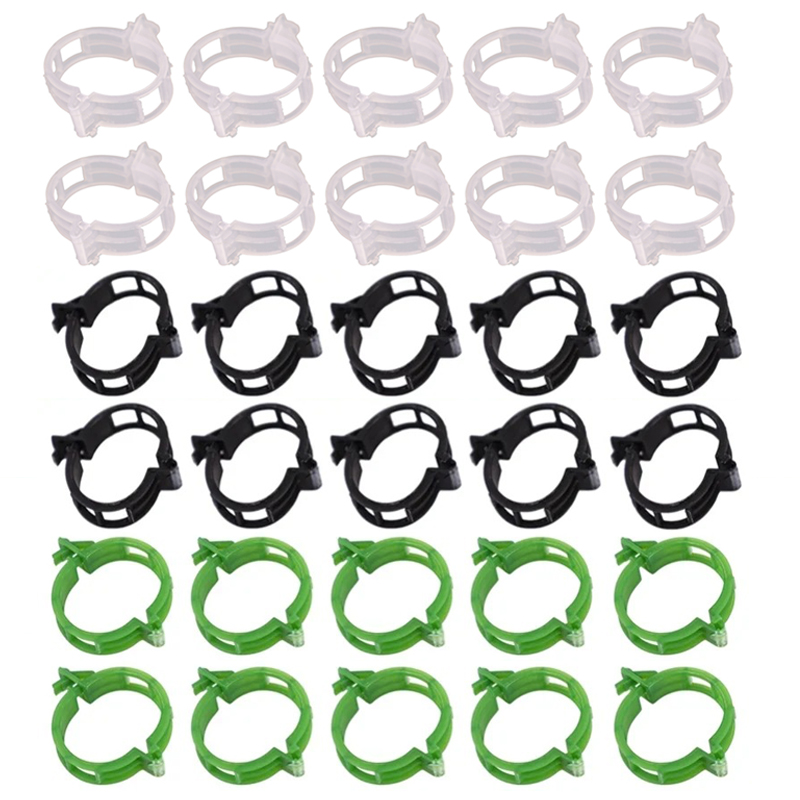 300/10pcs Plant Clips Supports Reusable Plastic Connects Fixing Vine Tomato Stem Grafting Vegetable Plants Orchard Garden Tools: XL / Orange