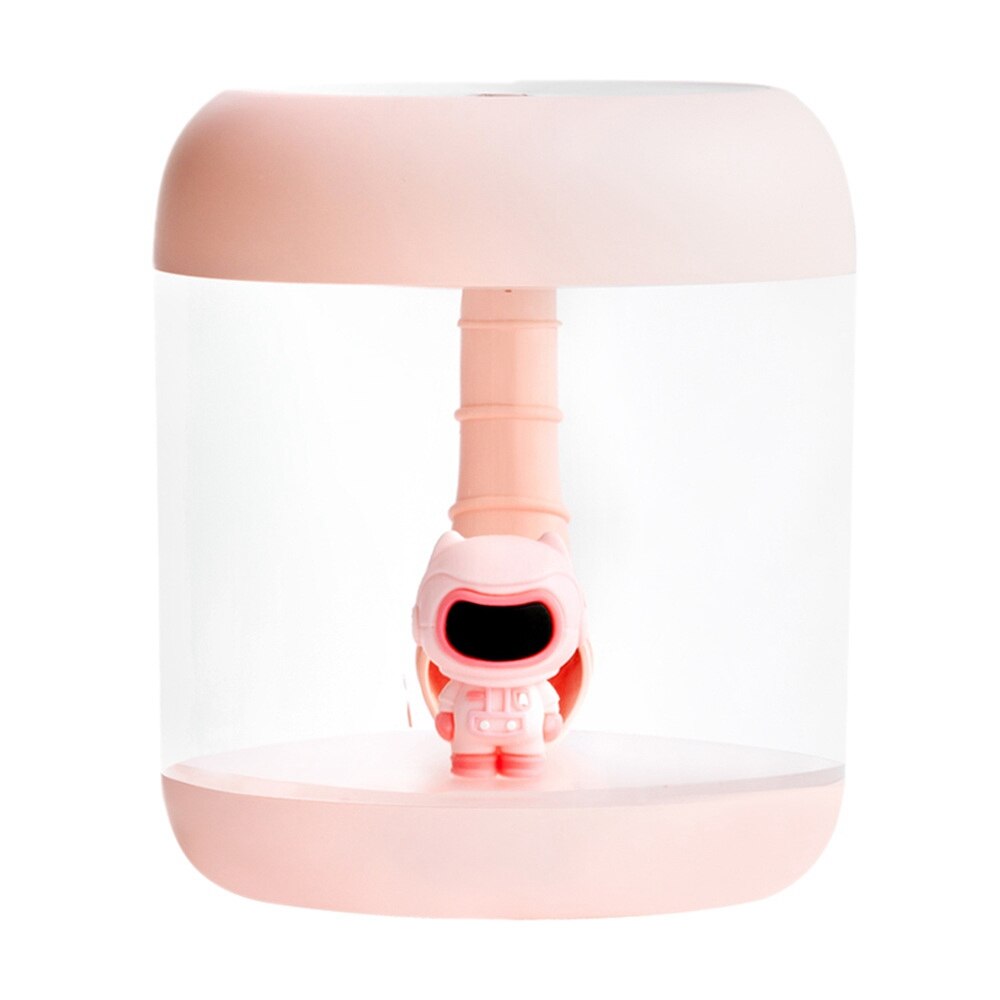 Wireless Air Humidifiers For Kids Baby Bedroom With Night Light Function Small Cool Mist Humidifiers For Office Home: Pink