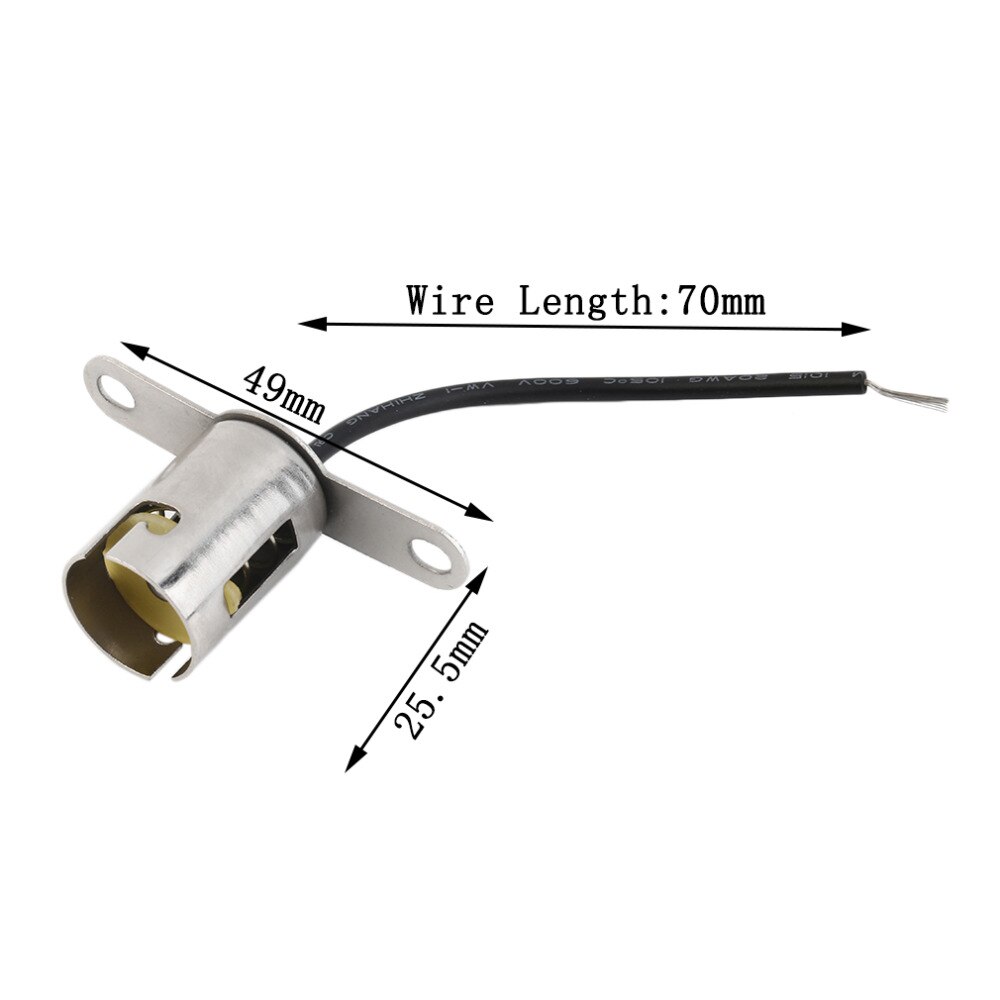 1pcs BA15s 1156 Bayonet Light Bulb Socket Auto lamp holder base Brand