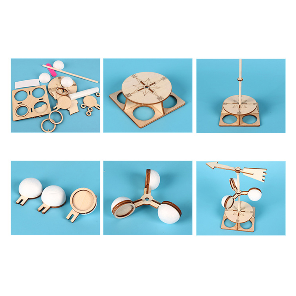 Kit de modèle de girouette à vent pour enfants, bricolage, expérience scientifique physique, jouets éducatifs, étudiant physique