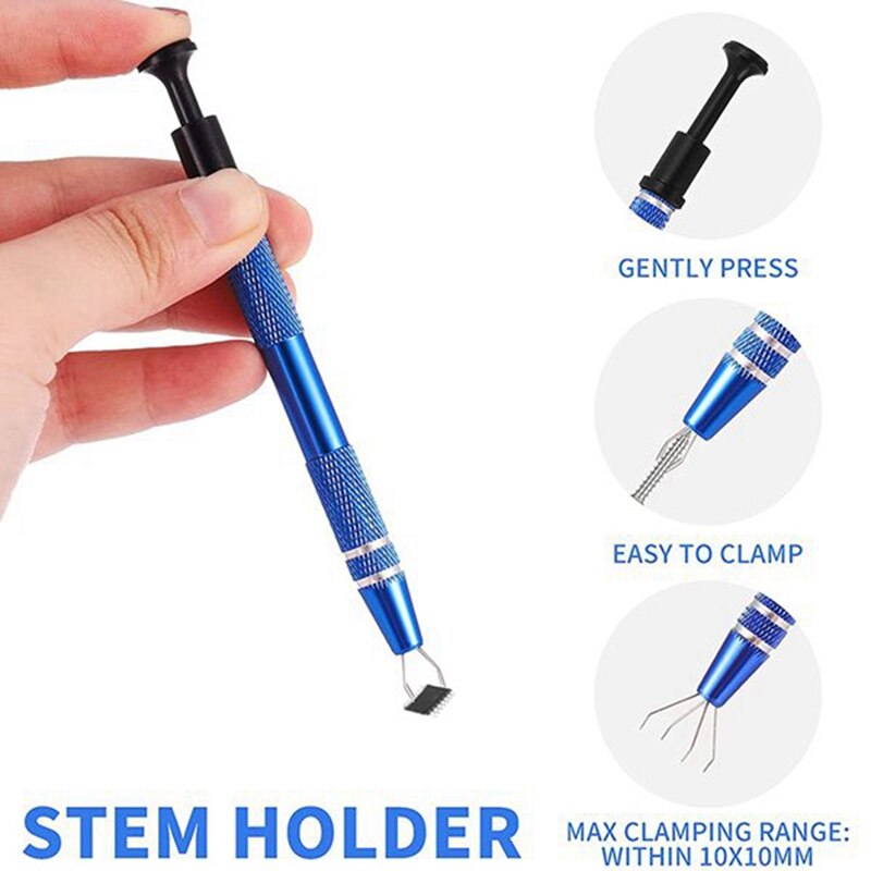 Kit de limpieza para teclado mecánico, herramienta extractora de 4 garras, limpiador de teclado, interruptor